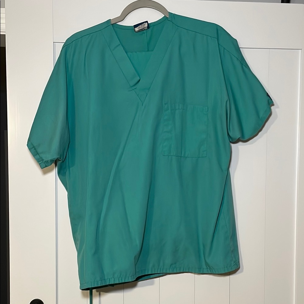 Men's Green Scrub Top with Pant set